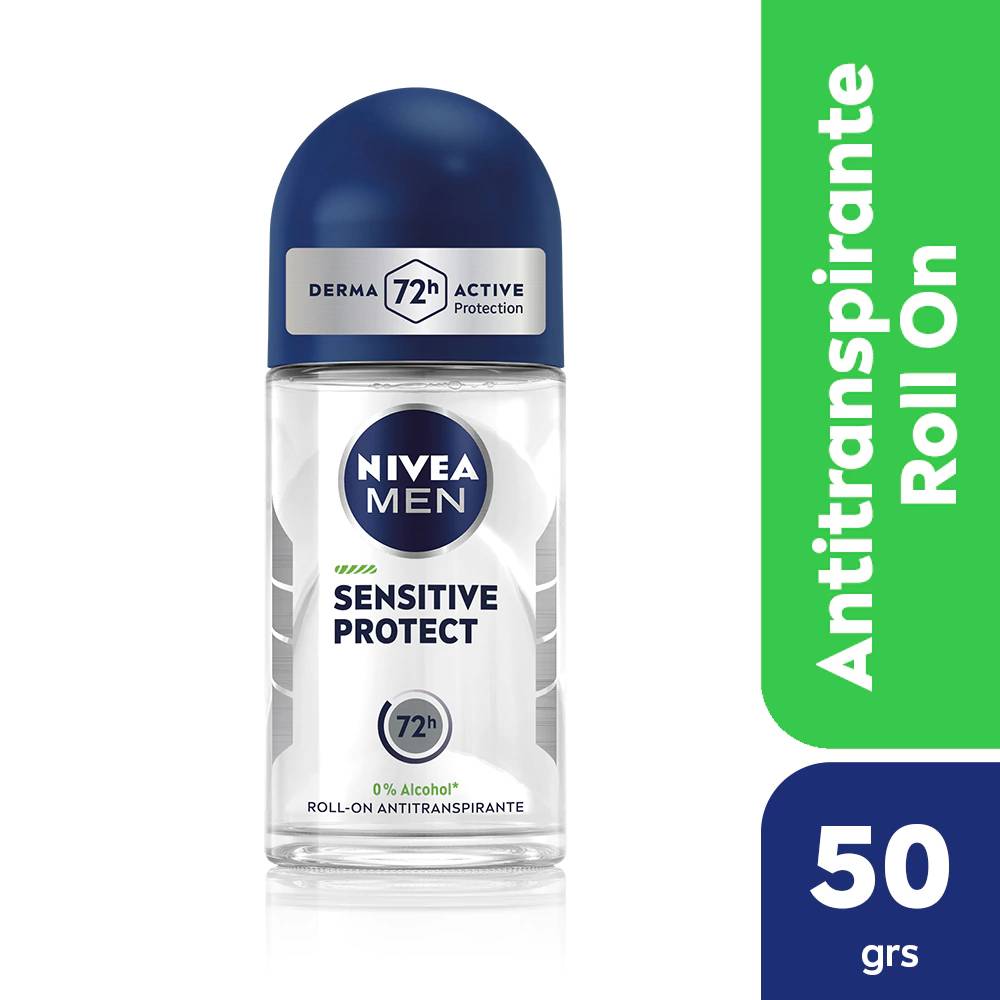 Antitranspirante Roll on Nivea Sensitive Protec 72h 0% alcohol