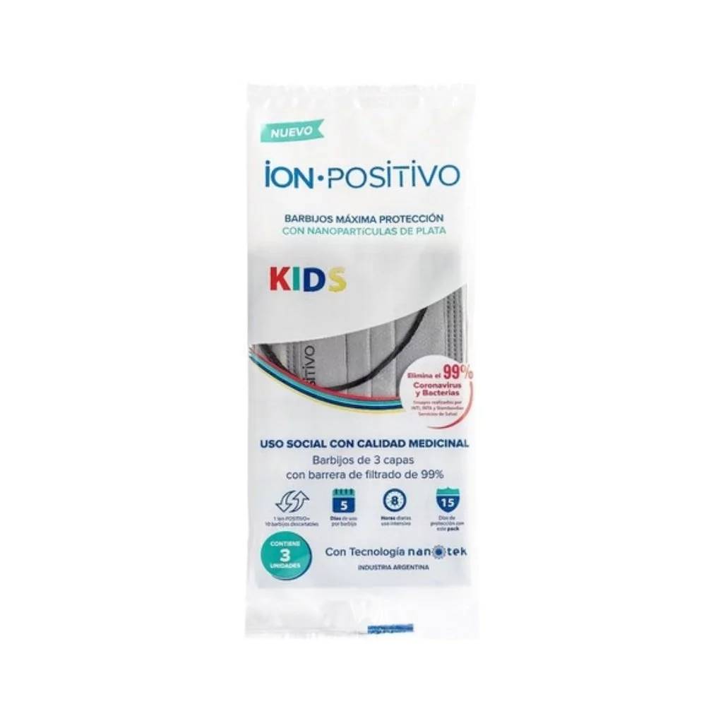 Barbijo ion-Positivo kids x3