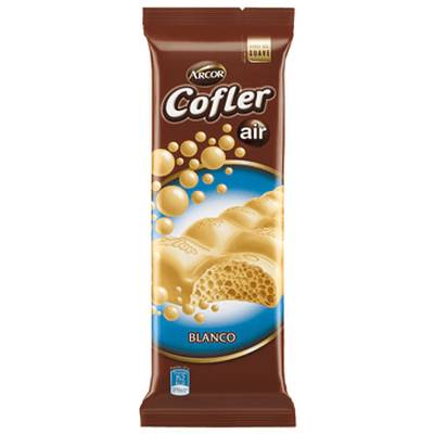 Chocolate Cofler Air Blanco 55 Gr.