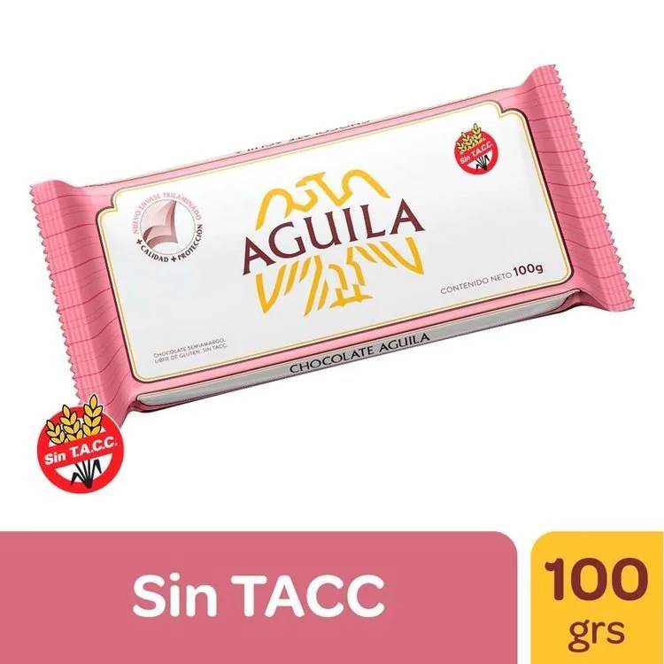 Chocolate Semiamargo Aguila 100gr Libre de Gluten