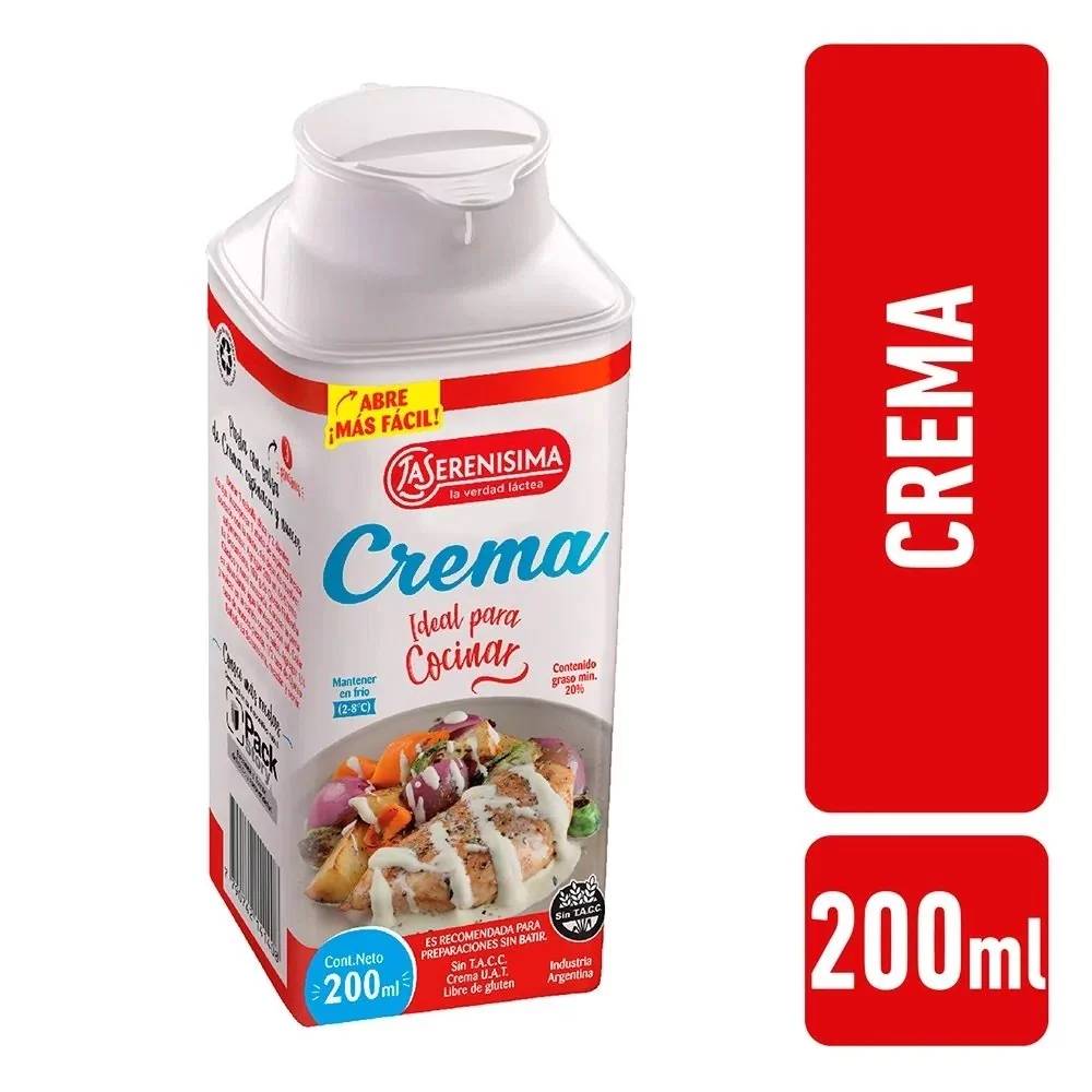Crema de Leche La Serenísima para Cocinar 200ml