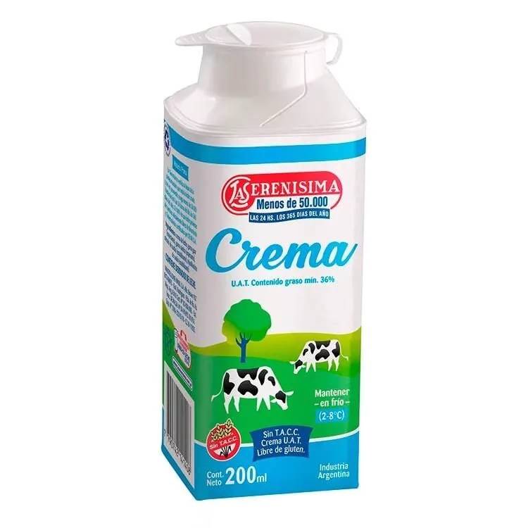 Crema de Leche La Serenísima para Batir 200 Gr