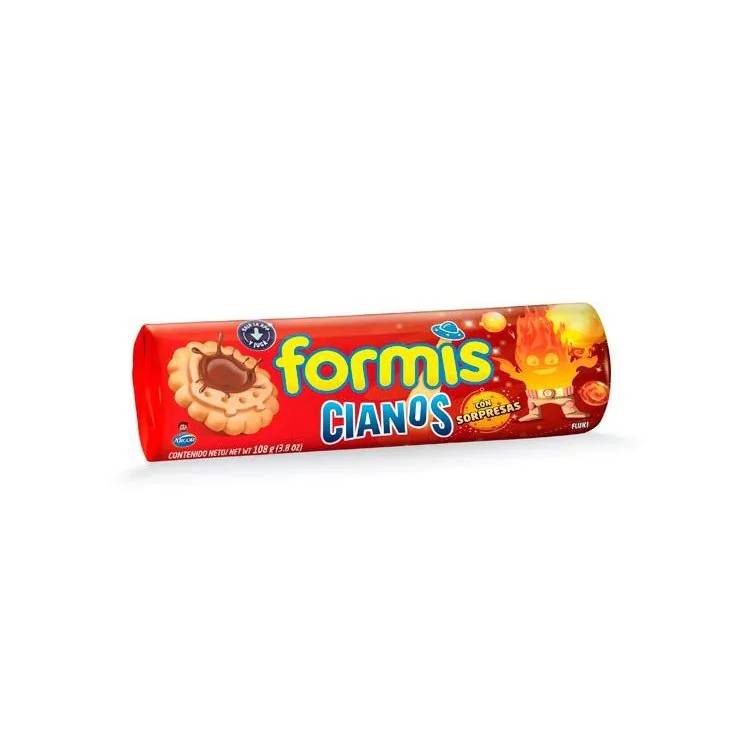 Galletitas Formis Vainilla con relleno de Chocolate 102 Gr
