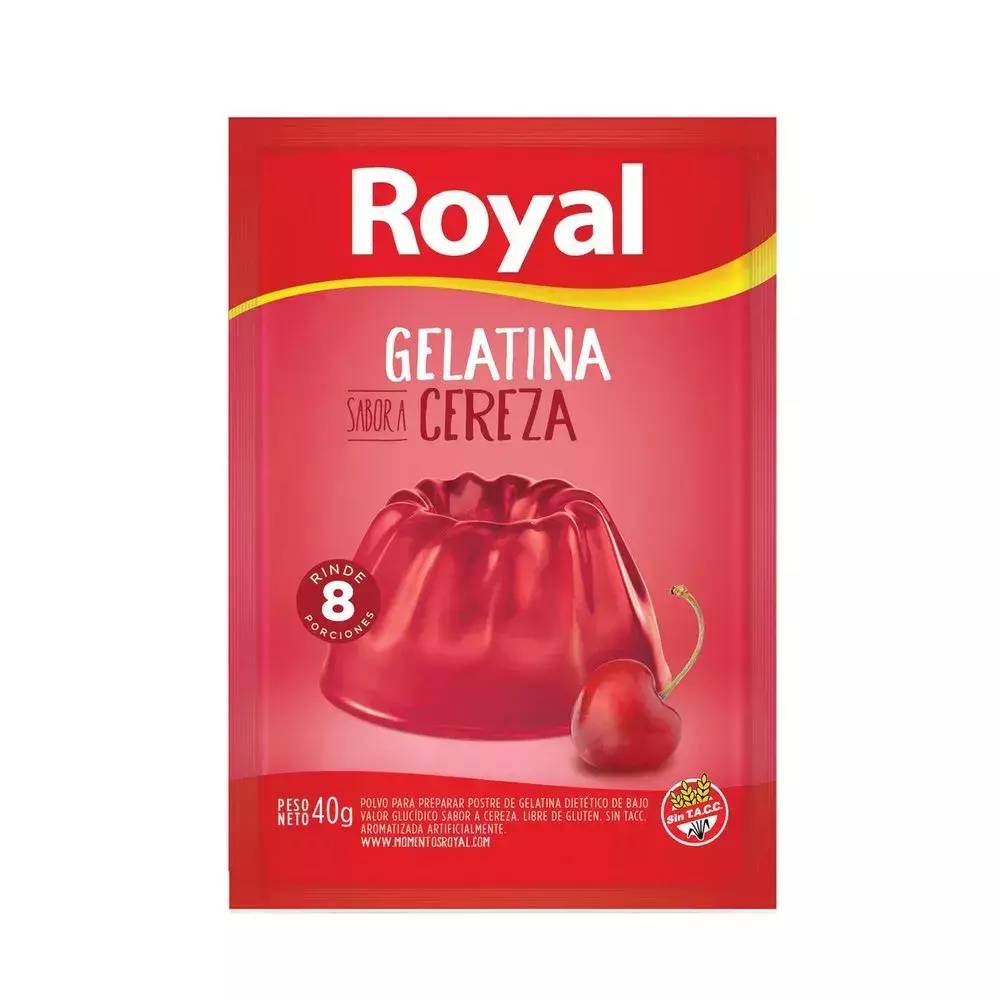 Gelatina Royal Sabor Cereza 40 gr.