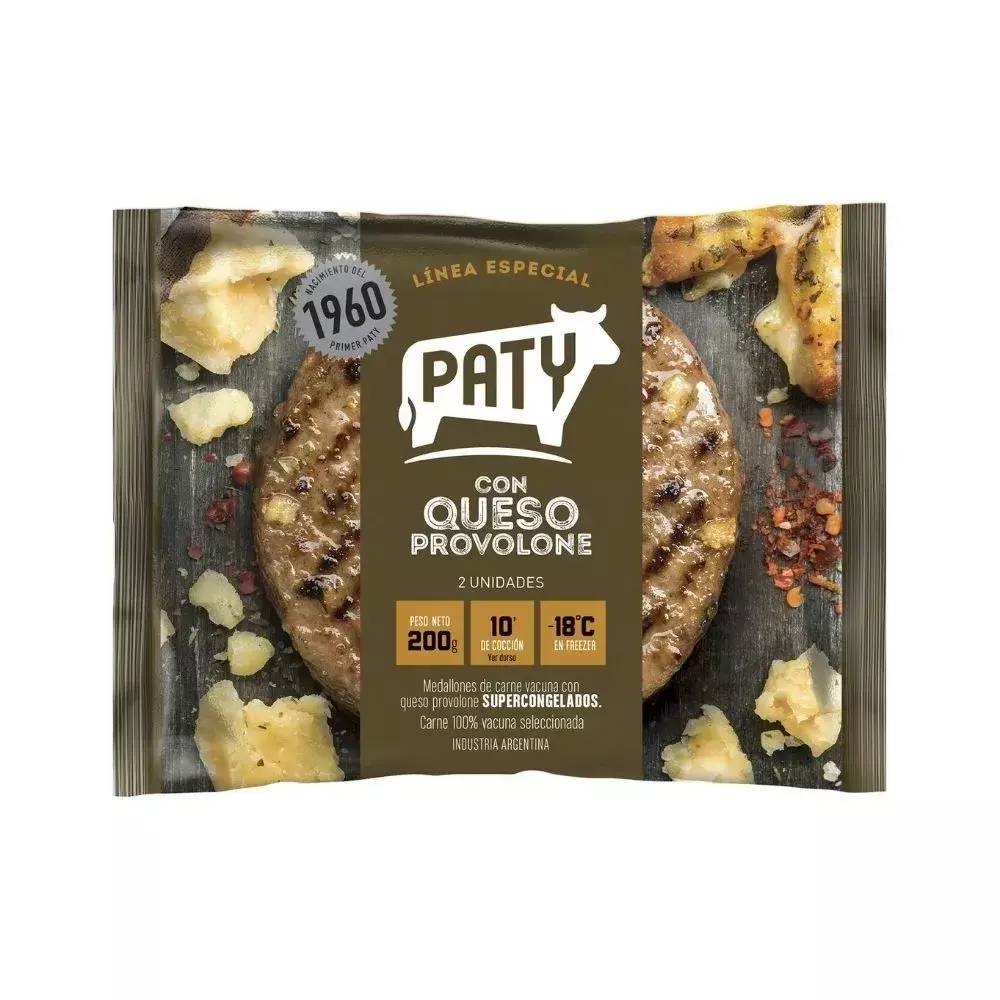 Hamburguesas Paty con Queso Provolone x2 200g