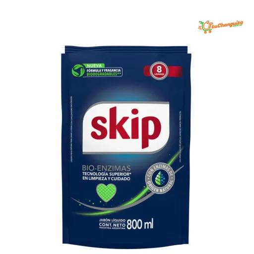 Jabón Líquido Skip Bio Enzimas DP 800ml