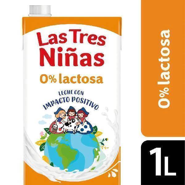 Leche Las Tres Niñas Deslactosada Larga Vida 1l