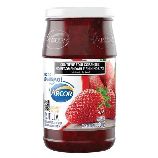 Mermelada Arcor Frutilla sin azucar 390g