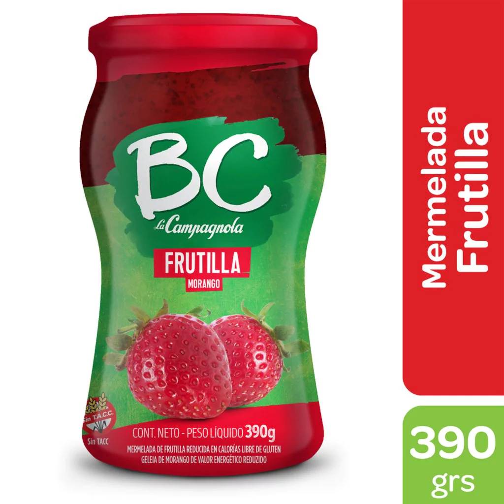 Mermelada BC La Campagnola Frutilla 454g