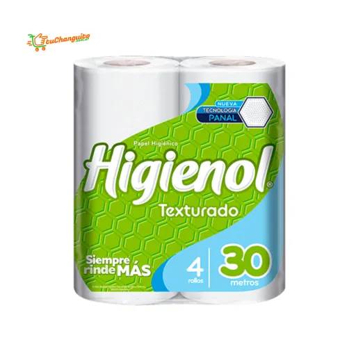 Papel Higiénico Higienol Texturado 4x30 mt