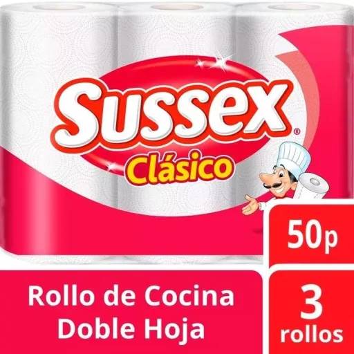 Rollo De Cocina Sussex Clásico 3x50 un.