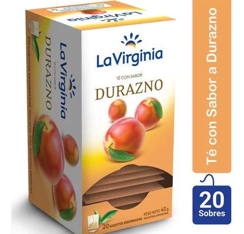 Té La Virginia Durazno 20 Un