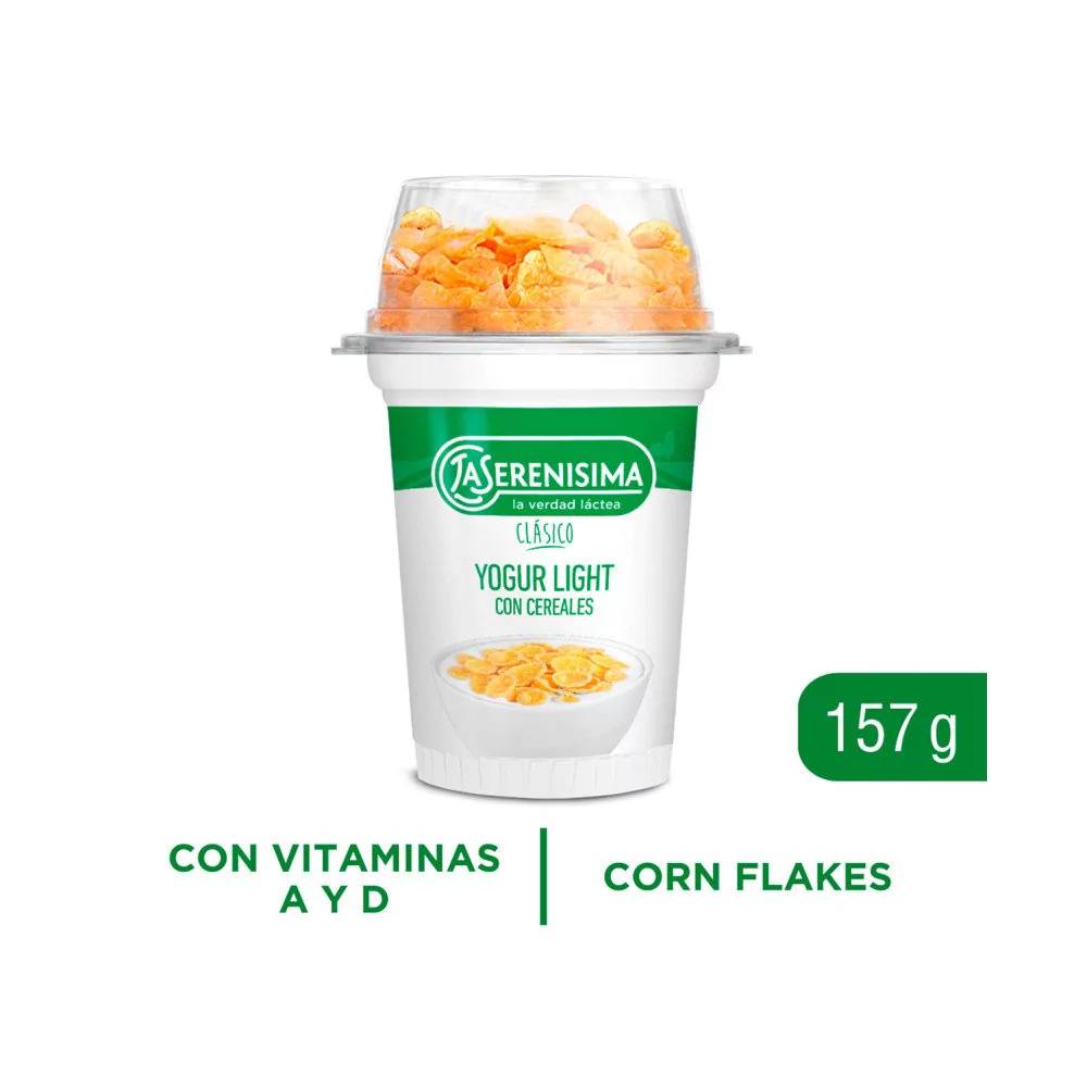 Yogur La Serenisima Light C/Cereales 157gr